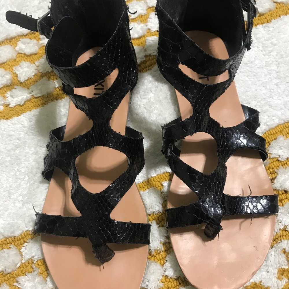 Black sandals